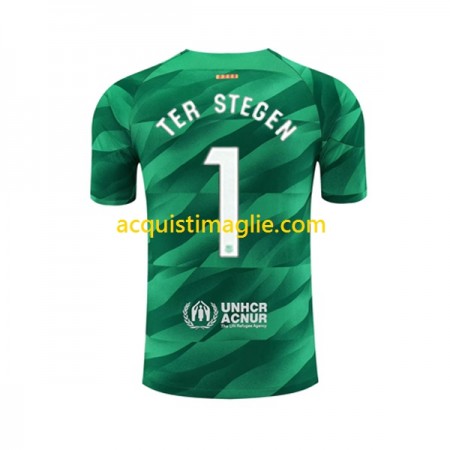 Divisa di Calcio Barcellona Ter Stegen 1 Portiere Prima 2023/2024